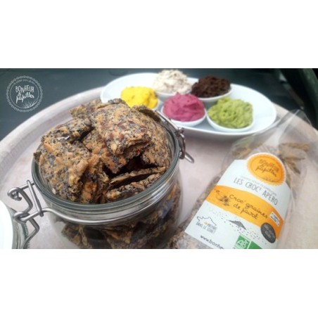 Croc'graines de pavot - Biscuit sans gluten - Bonheur et Papilles