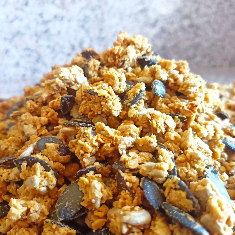 Granola aux graines de courge et gingembre - Naturellement sans gluten
