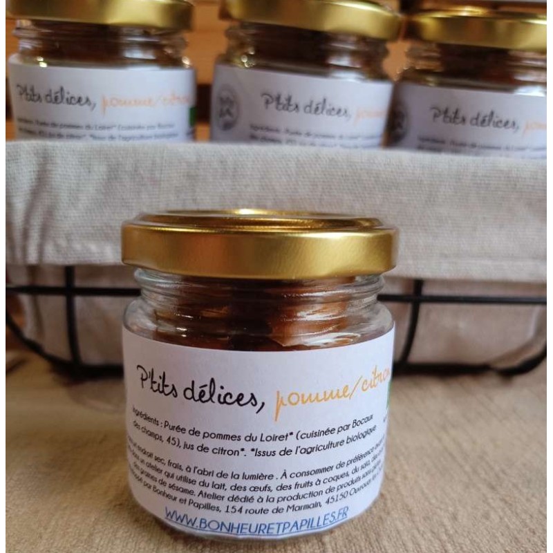 P'tits délices pommes citron - Bonheur et papilles