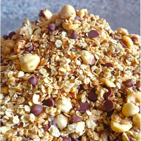 Granola noisettes & chocolat noir - Naturellement sans gluten - Bio