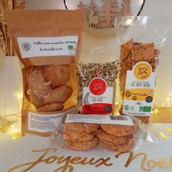 Biscuits sucrés, salés, risotto et croquants aux amandes