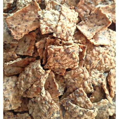 Croc'graines & oignon - Biscuit sans gluten - Bonheur et papilles