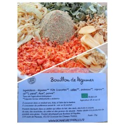 Bouillon de légumes - 92% de légumes - Bonheur et papilles