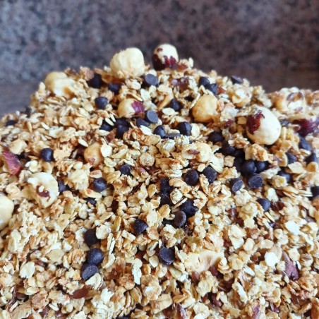 Granola noisettes & chocolat noir - Naturellement sans gluten - Bio