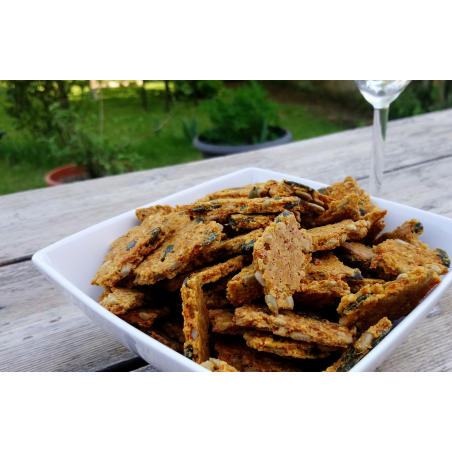 Croc'carottes - Biscuit sans gluten - Bonheur et papilles