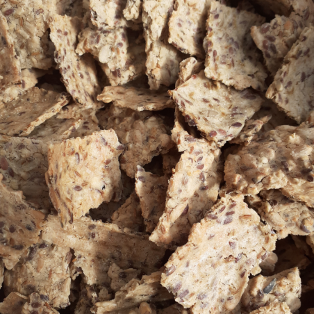 Croc'graines de cumin - Biscuits salés - Bonheur et papilles