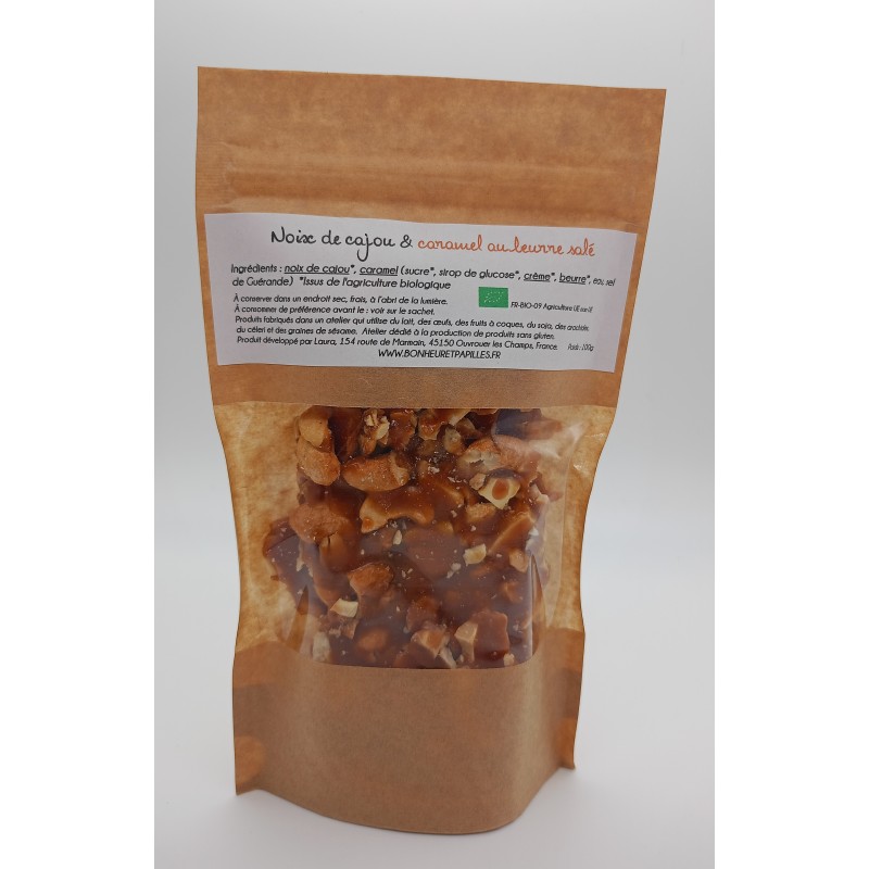 Noix de cajou & caramel beurre salé
