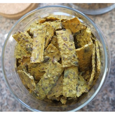 Croc'graines de courge - Biscuit sans gluten - Bonheur et papilles
