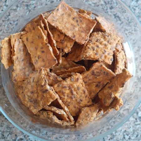 Croc'tomate - Biscuit apéritif sans gluten - Bonheur et Papilles