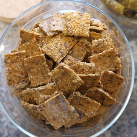 Croc'graines de sésame - Biscuit sans gluten - Bonheur et Papilles