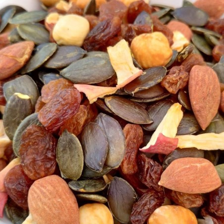 Fruits secs et graines - Mélange croquant - Bonheur et papilles