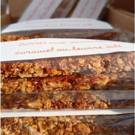 Barres aux amandes et caramel- Bonheur et papilles