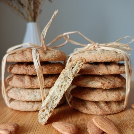 Sablés aux amandes et sarrasin - Bonheur et papilles