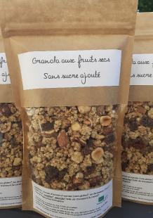 Granola aux fruits secs, sans sucre ajouté : Fabricant artisanal